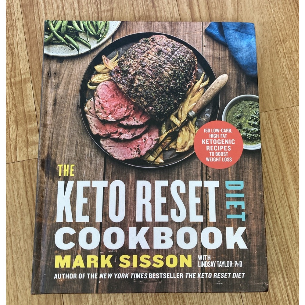 Mark Sisson The Keto Reset Diet Cookbook Hardcover Book Nutrition Healthy Living